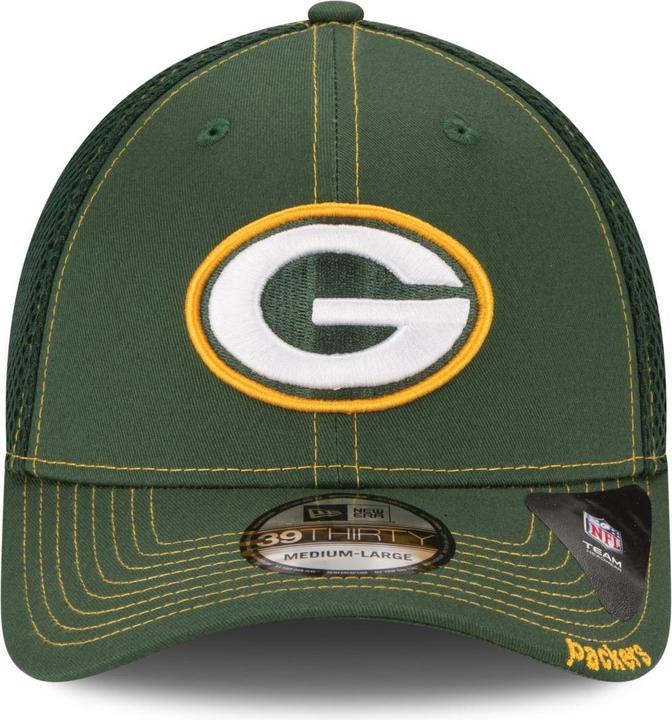 Produktbild New Era 39Thirty Stretch Mesh Cap Green Bay Packers - L/XL (L)