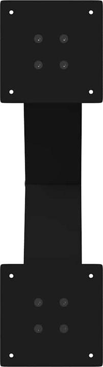 Actual product image VidaXL Dining table legs X-shape 2 pcs. black 60x(72-73) cm steel table leg