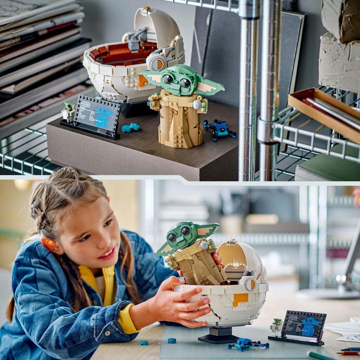 Produktbild LEGO Grogu in seiner Repulsorwiege (75403, LEGO Star Wars)