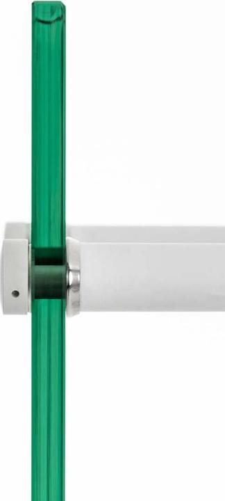 Actual product image CLP Firewood Rack Dacio Clear Glass 35x80x80, White (35 x 80 x 80 cm)