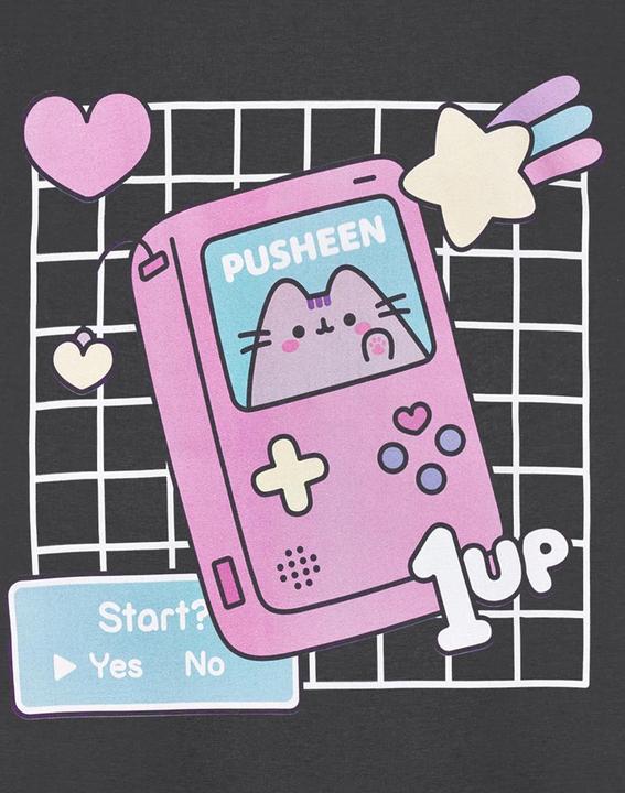 Actual product image Pusheen Womens/Ladies Gameboy Short-Sleeved T-Shirt (XXL)