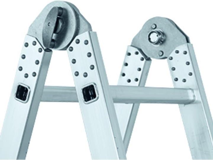 Produktbild Zarges Variomax V LM Teleskop Leiter 4 x 6 Sprossen (Mehrzweckleiter, 640 cm)