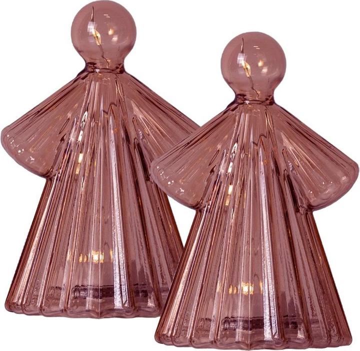 Actual product image Sirius Table decoration Angel Albert, Ø 6.5 x H 10.5 cm, Bordeaux