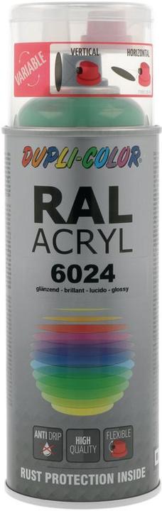 Dupli-Color Vernice acrilica lucida RAL 6024 verde traffico (verde traffico, 0.40 l)