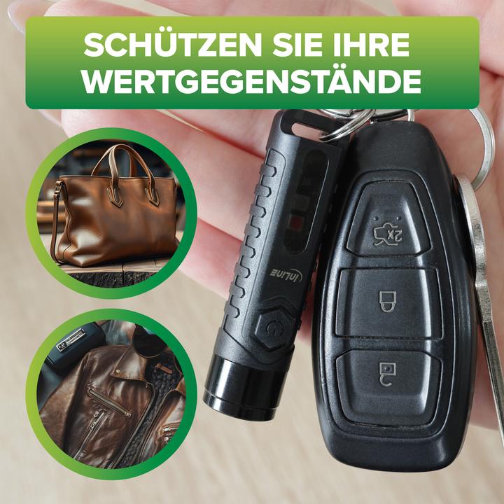 Productafbeelding InLine ® KeyFinder, smarter Schlüsselanhänger mit LED-Licht, 300mAh, IPX65