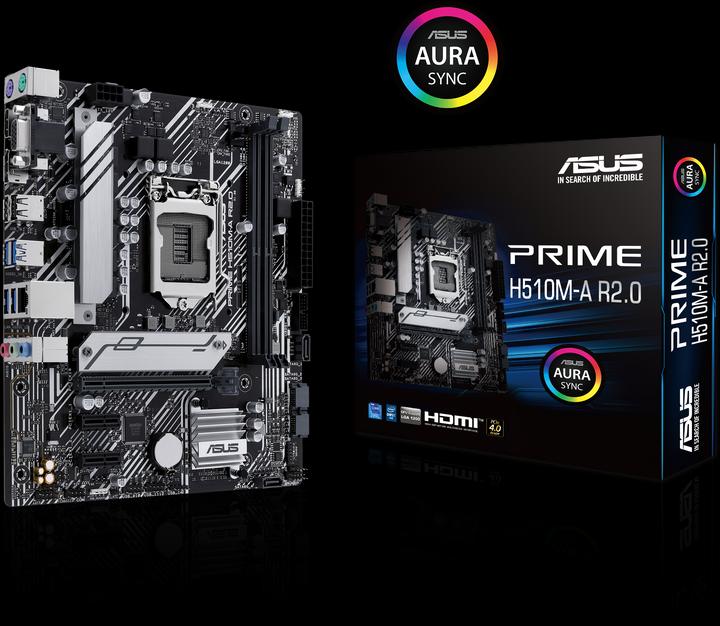 Produktbild ASUS PRIME H510M-A (LGA 1200, Intel H510, mATX)