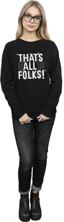 Image du produit Looney Tunes - Sweat THAT'S ALL FOLKS TEXT - Femme (M)