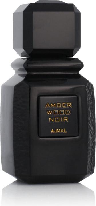 Actual product image Ajmal Amber Wood Noir by Eau de Parfum Spray (Unisex) 100 ml (Eau de parfum, 100 ml)