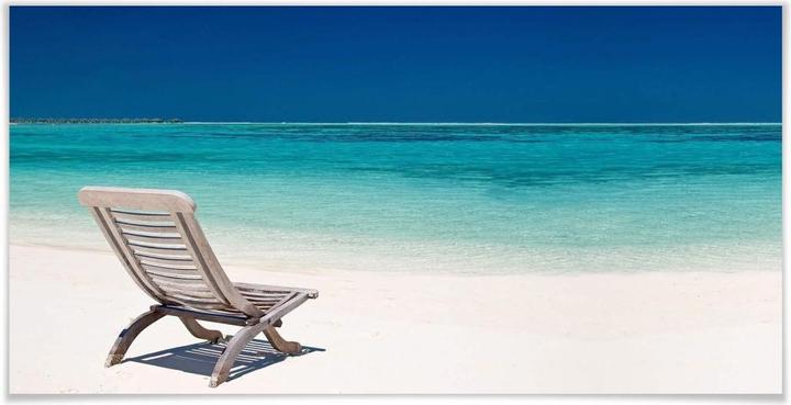 Actual product image Trenddeko South sea beach - panorama (50 x 100 cm)