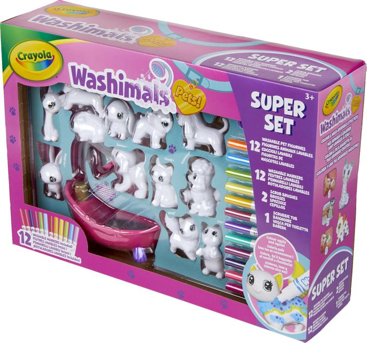 Produktbild Crayola Washimals - Deluxe Play Set
