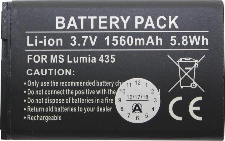 Immagine prodotto Nokia Lumia 435, Lumia 532 Batteria BV-5J