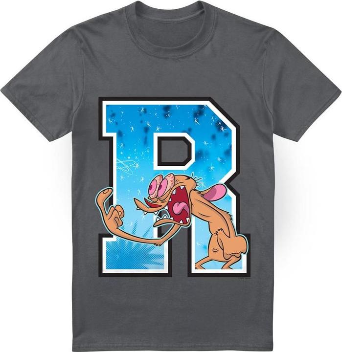 Actual product image Ren & Stimpy Mens R Is For Ren T-Shirt (XXL)