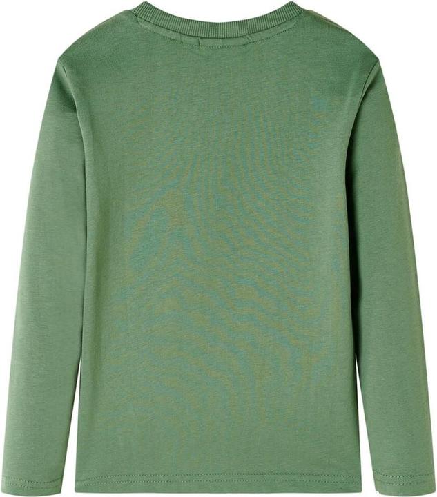 Actual product image VidaXL Children's long-sleeved shirt Light khaki 92,Material: 100 (92)