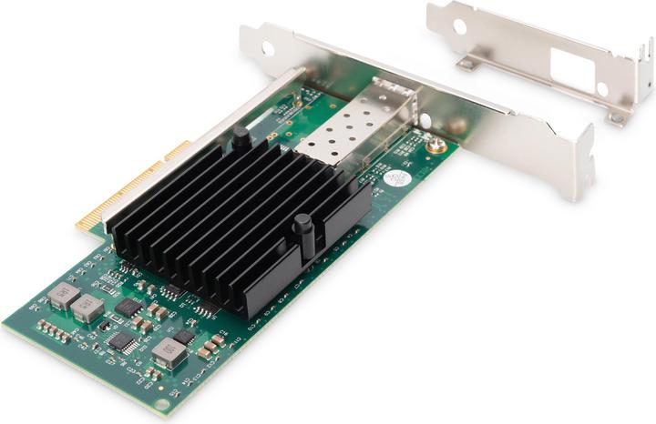 Actual product image Digitus SFP 1 Port 10G PC/Express Card Intel JL82599EN Chipset Optical and Copper Module (PCI Express 3.0 x8)