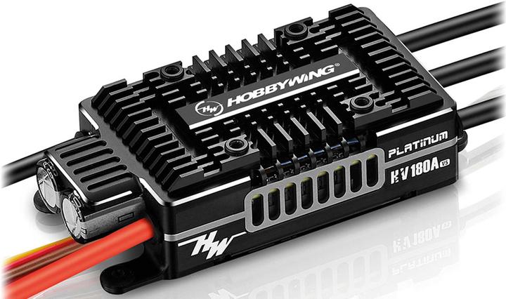 Immagine prodotto Hobbywing Regolatore HV Platinum Pro 180A V5 6-14s, 10 A BEC
