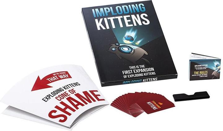 Actual product image Enigma Imploding Kittens - Expansion to Exploding Kittens (English)