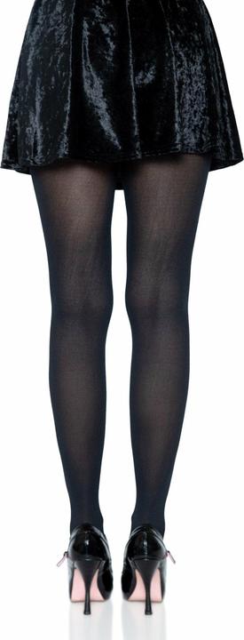 Image du produit Leg Avenue Collants opaques en nylon brillant noir (Taille unique)