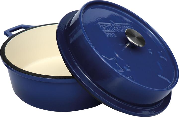 Produktbild Grillfürst Dutch Oven ohne Füsse - emailliert - DO4 - blau