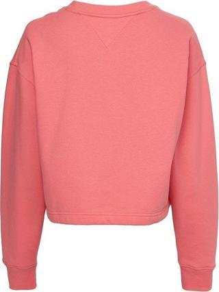 Produktbild Tommy Hilfiger Tommy Jeans Langarm Sweatshirt Rundhals Logo-Stick rosa Grösse S (S)