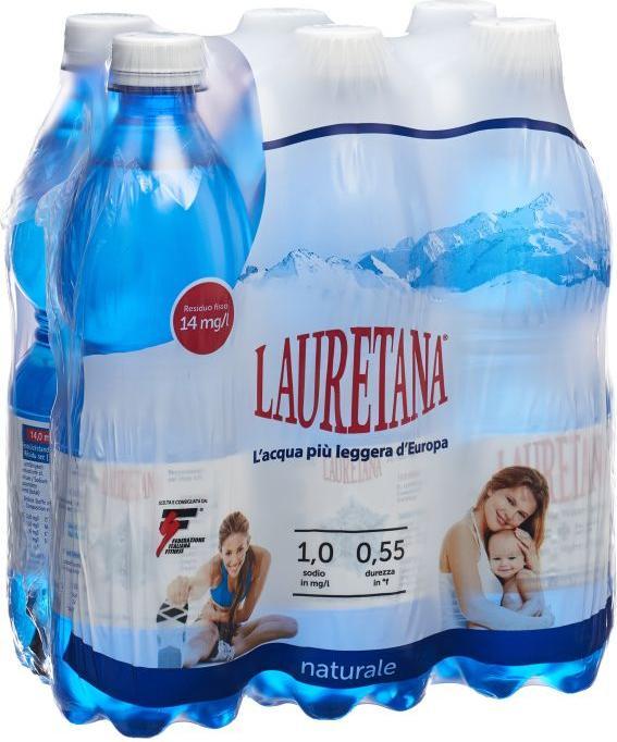 Actual product image Lauretana Mineralwasser ohne Kohlensäure (6 x 150 cl)