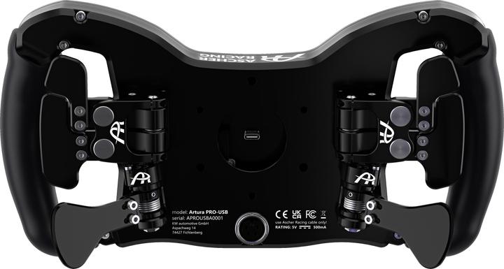 Actual product image Ascher Racing McLaren Artura Pro-USB steering wheel