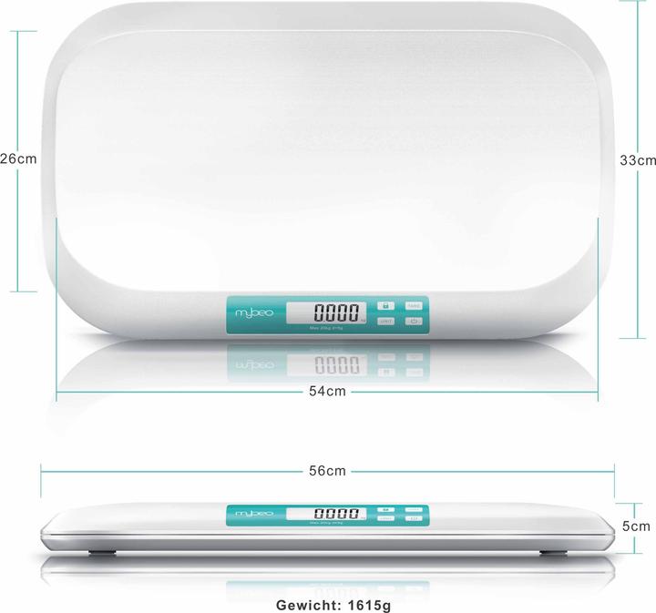 Produktbild Mybeo Digitale Babywaage mit Display (20 kg)