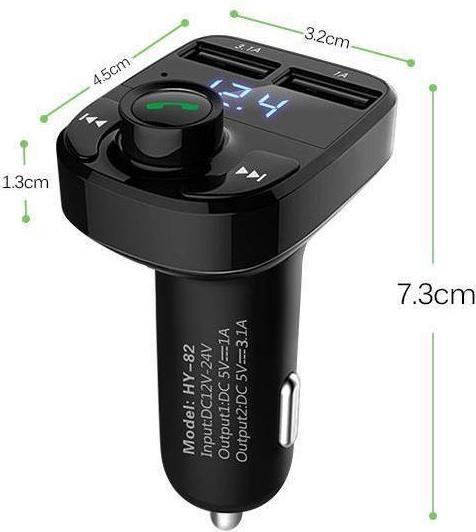 Image du produit PhoneLook Récepteur Bluetooth X8 Receiver audio pour voiture MP3 Player avec 3.1 USB Fast Charge