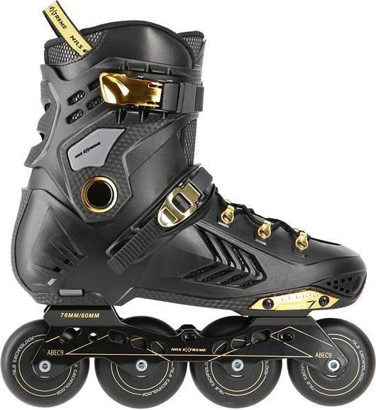 Actual product image Nils Slalom skates Extreme NA20002 black-gold - 41 (41)