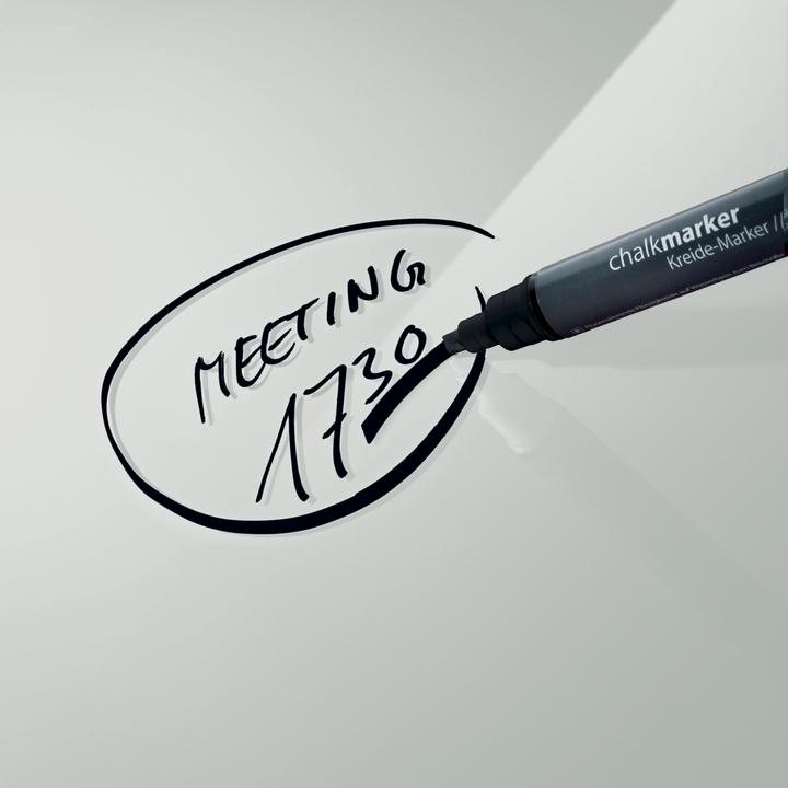 Actual product image Sigel Glass magnetic board Artverum 180.0 x 120.0 cm grey (180 x 120 cm)
