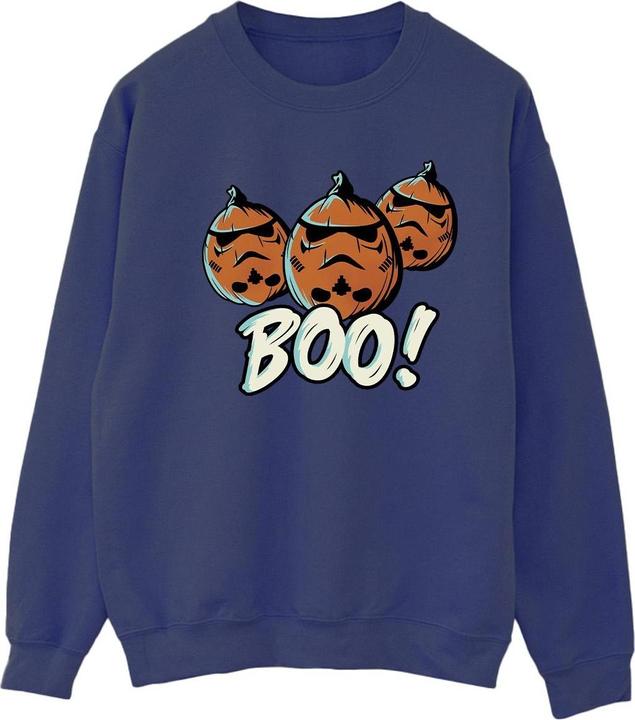 Actual product image Star Wars Womens/Ladies Stormtrooper Pumpkin Sweatshirt (L)