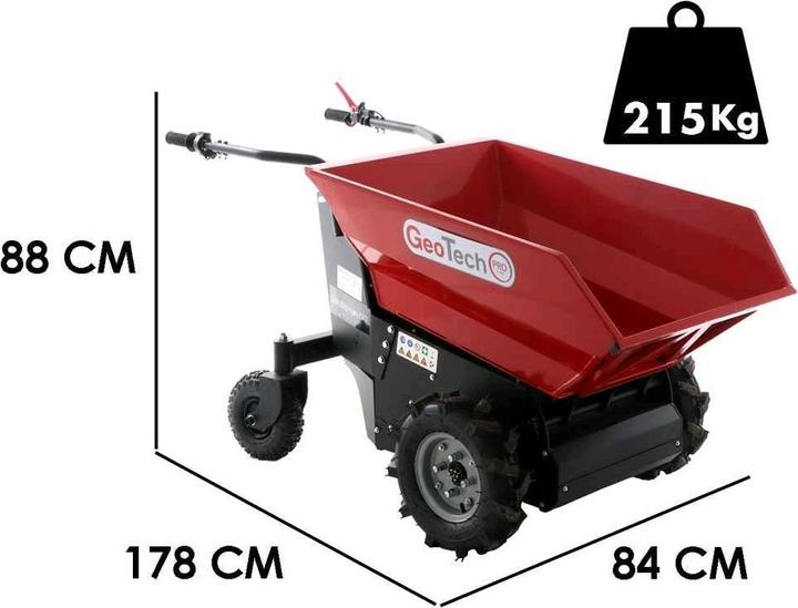 Actual product image GeoTech Battery wheelbarrow500 kg