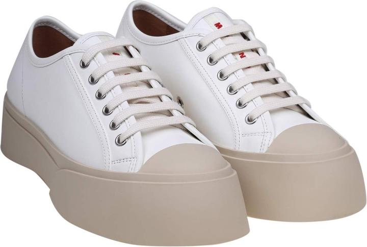 Image du produit Marni pablo sneakers in white nappa (39)