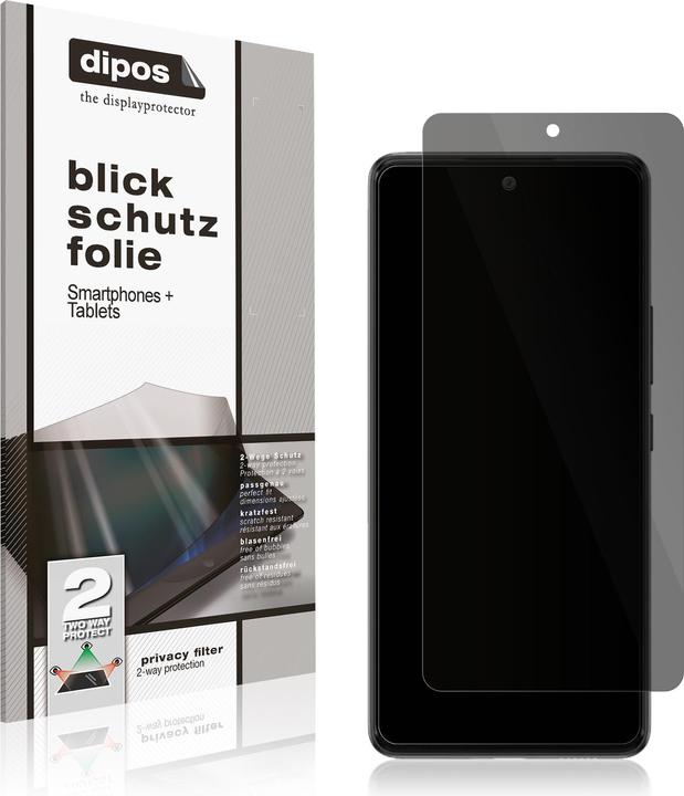 Produktbild Dipos Blickschutzfolie 2-Way Anti-Shock (2 Stück, Samsung Galaxy A53 5G)