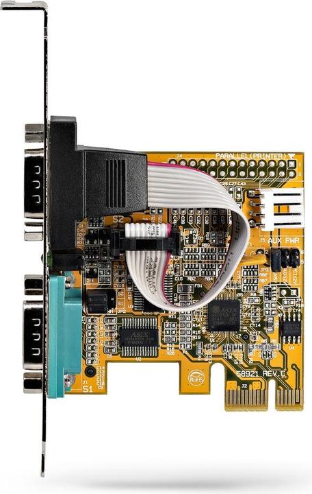 Produktbild StarTech COM 2 Port PCI Express Serielle Schnittstellenkarte PCIe auf RS232 Karte Serielle Adapter K