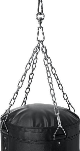 Image du produit Juskys Sac de frappe avec chaîne en acier et mousqueton (30 kg)