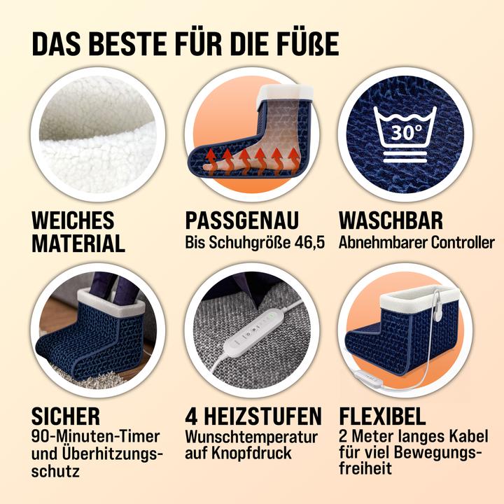 Produktbild Monzana Elektrischer Fusswärmer