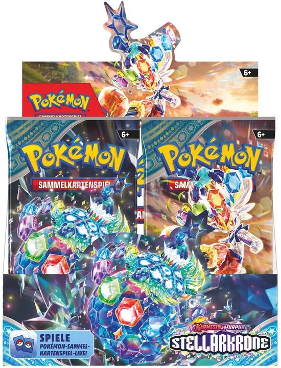 Actual product image Pokémon Stellar Crown (German, Booster display)