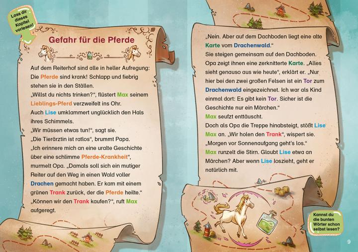 Immagine prodotto JUNIOR – Einfach selbst lesen: Der geheime Drachenwald - (Lesestufe 1) (Tedesco, Sandra Grimm, 2024)