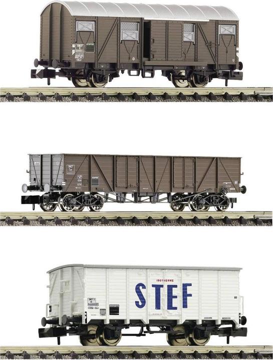 Actual product image Fleischmann N set of 3 SNCF freight cars (Track N)