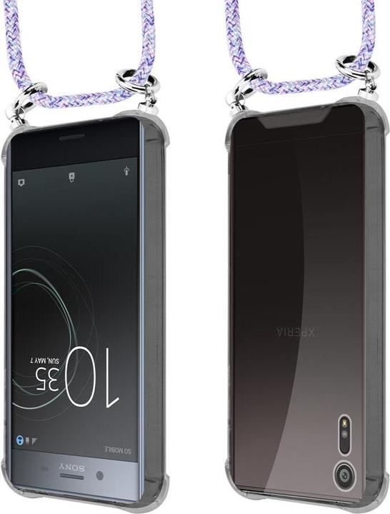 Produktbild Cadorabo TPU Handy Kette SILBER Cover