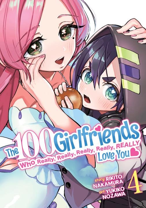 Actual product image The 100 Girlfriends Who Really, Really, Really, Really, Really Love You Vol. 4 (English, Rikito Nakamura, Nozawa Yukiko, 2022)