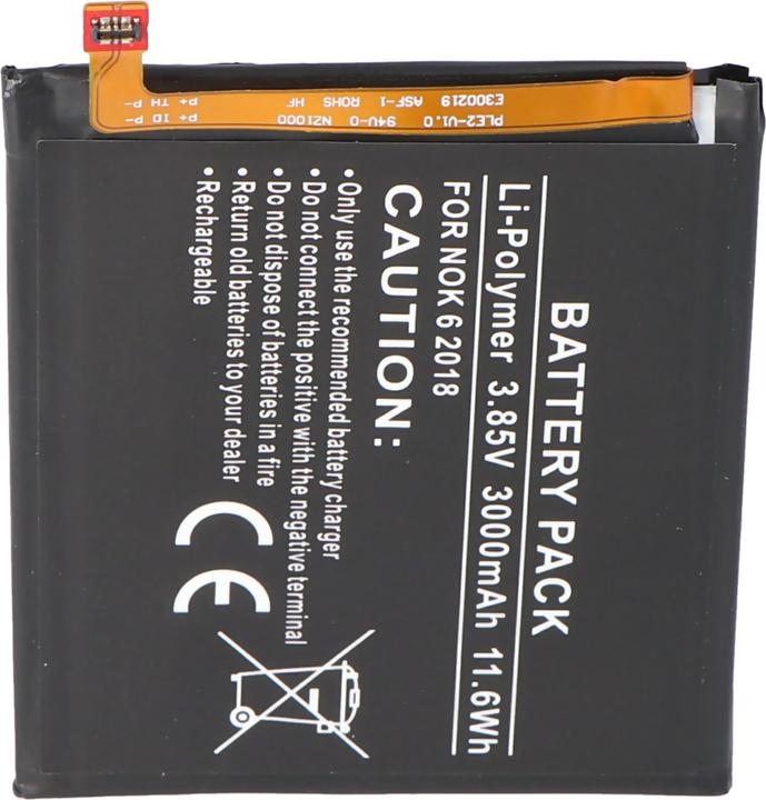 Produktbild AccuCell Akku Nokia 6 2018