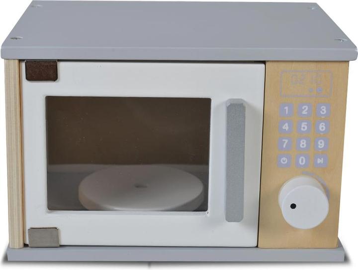 Actual product image Moni Toy Microwave 4332 Wood