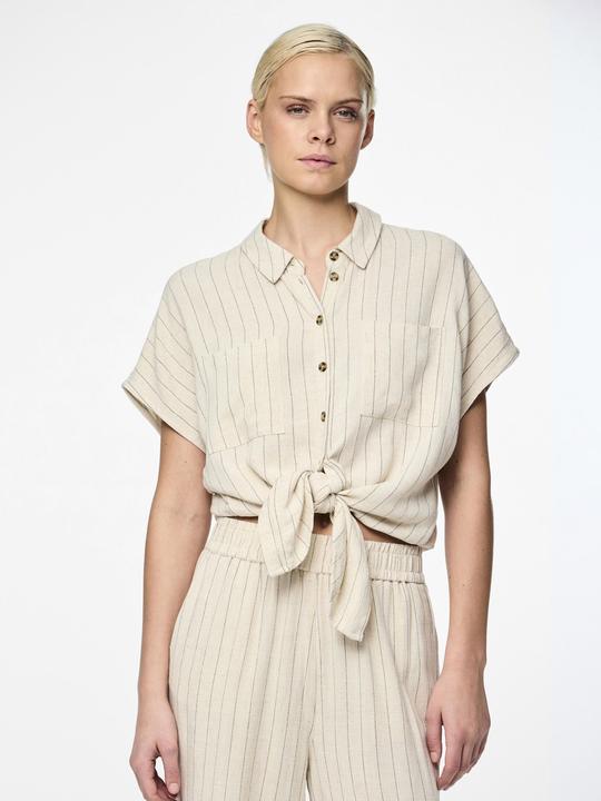 Produktbild Pieces PCVINSTY Bluse aus Leinengemisch (L)