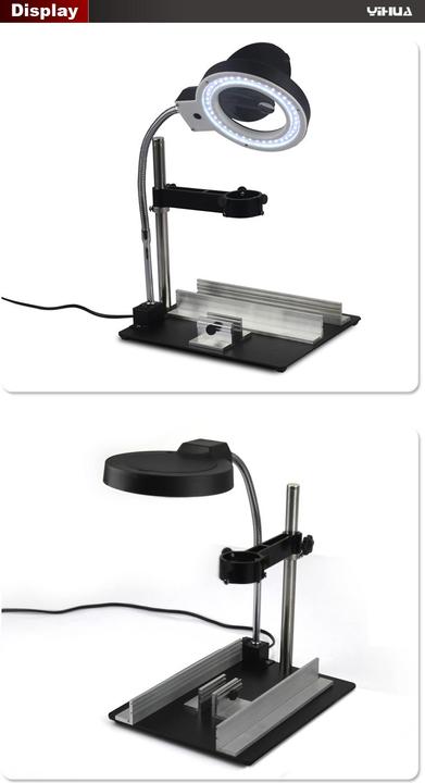 Actual product image Swaytronic Soldering rod holder with magnifying lamp