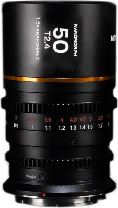 Venus Optic Festbrennweite Nano 1.5X 50mm T/2.4 (Amber) – DJI DL (Dji DL Mount)