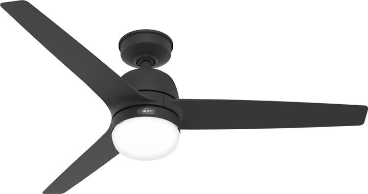 Actual product image Hunter Fans Outdoor Deckenventilator Seawave Schwarz mit Licht (45.70 dB)