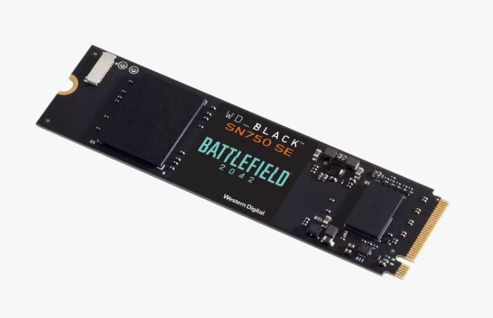 Image du produit WD Black SN750 SE Battlefield 2042 PC Game Code Bundle (1000 Go, M.2 2280)