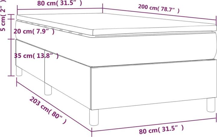 Immagine prodotto VidaXL Nunziatina (80 x 200 cm, 80 x 200 cm)