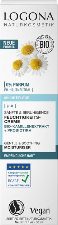 Logona Pur Feuchtigkeitscreme (30 ml, Gesichtsbalsam)